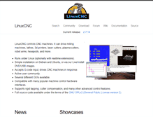 Tablet Screenshot of linuxcnc.org